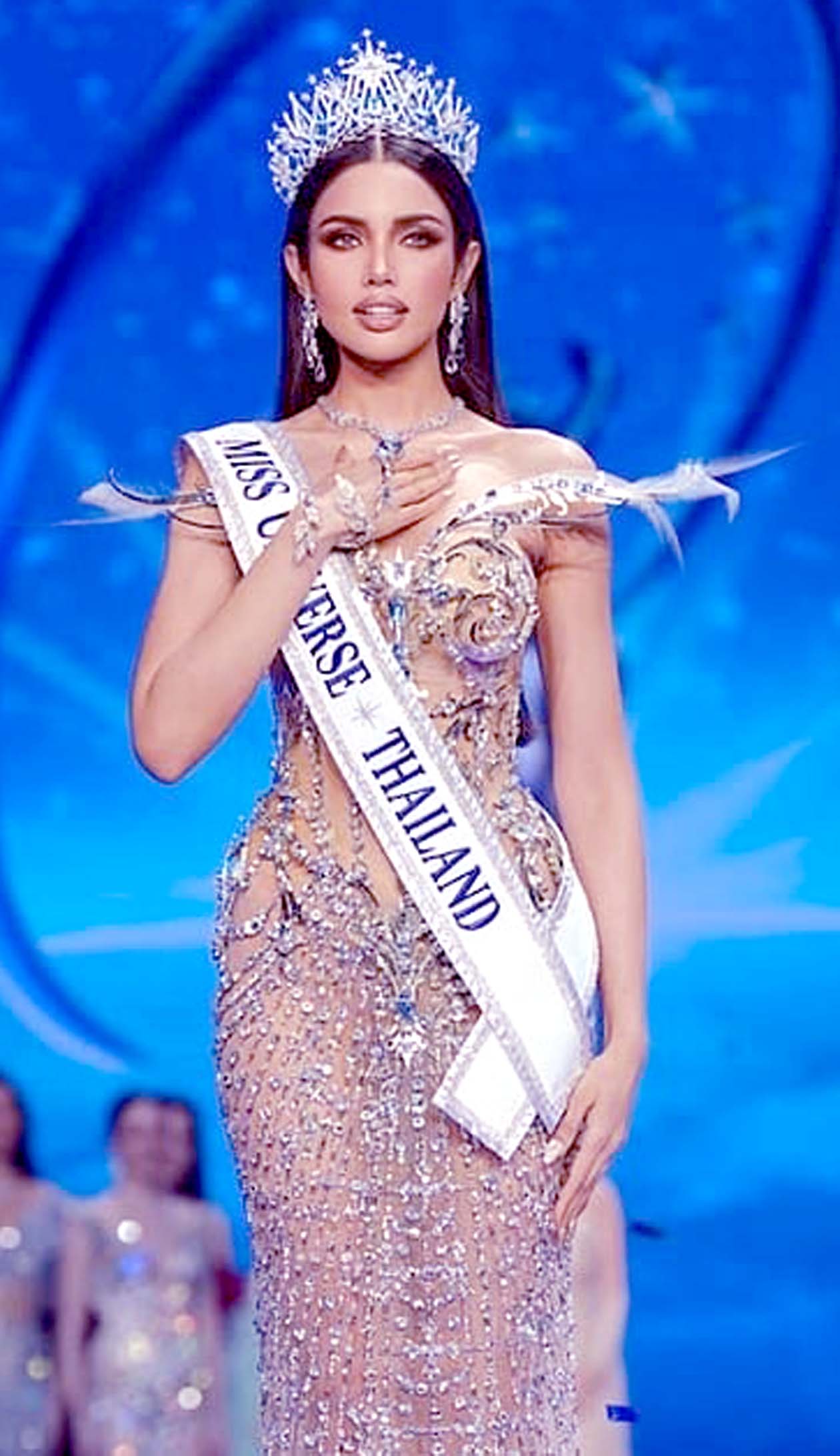 Punjabi-origin model Veena Praveenar Singh crowned Miss Universe Thailand.